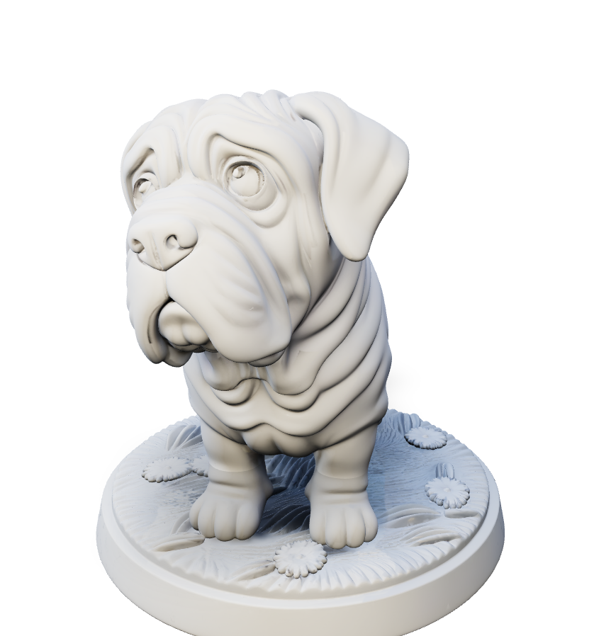Sunny Daisy Dog Hero - Hero Mini | Tabletop Miniature STL